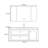 Simple modern style bathroom cabinet