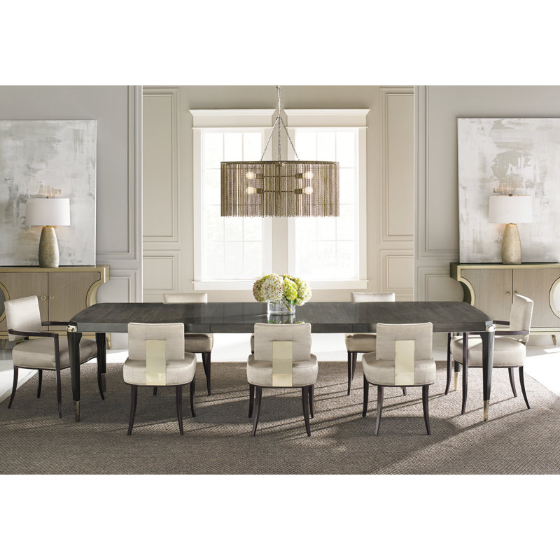 Caracole Classic Extendable Dining Table, Sealskin