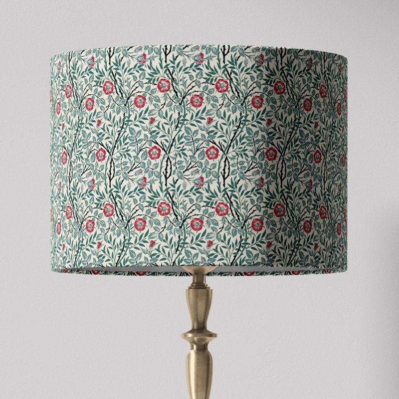 Abat-jour William Morris, H 12 po x l 10 po x P 10 po