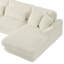 Canapé modulaire surdimensionné de 129 po en forme de U Canapé-lit moderne recouvert de velours côtelé doux avec une chaise longue pour le salon-769646816