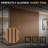Linear WPC Exterior Wall Slat Siding and Cladding Panels 114 in x 8.62 in-117542572-117542579