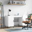 Bowerville Metal Base Writing Desk-443421946