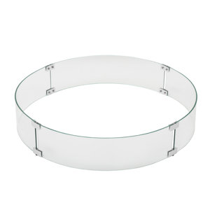 29'' Round Glass Fire Pit Accessory