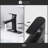 Dean Collection Single-Handle 1-3 Hole Lavatory Bathroom Sink Faucet with Matching Deck Plate - Matte Black-52012539