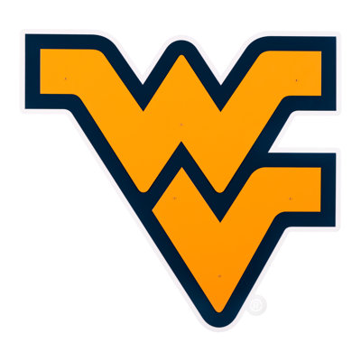 West Virginia University Layered Metal Wall Art