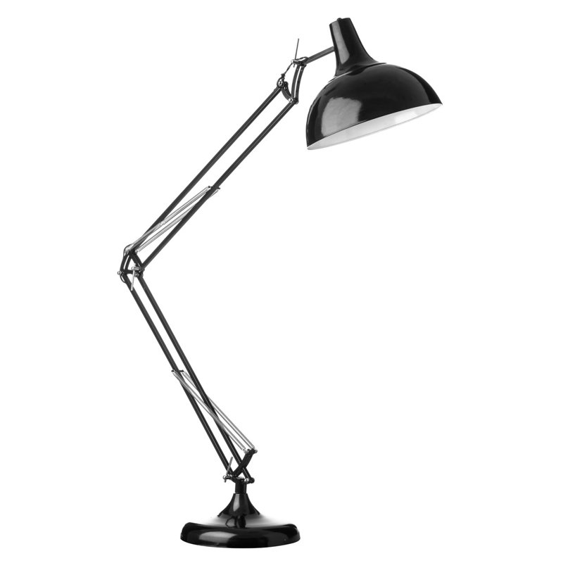 Amersfort 190cm Black Task Floor Lamp