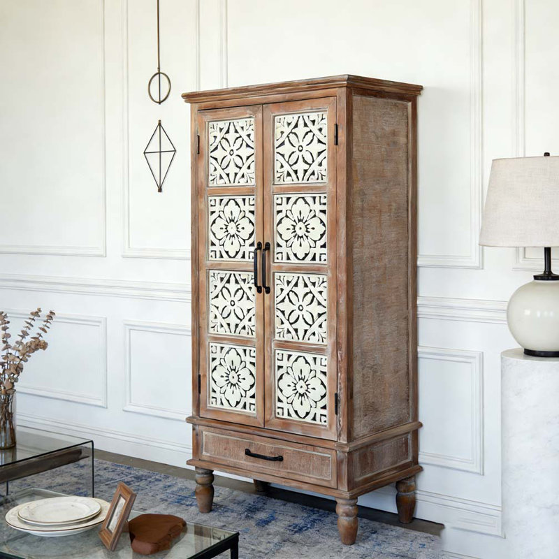 Grande armoire de rangement 55,12 po