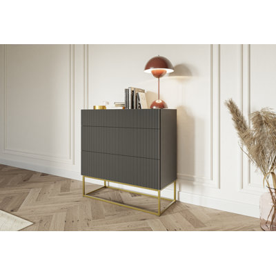 Anyieth 90 cm W Chest of 3 Drawers