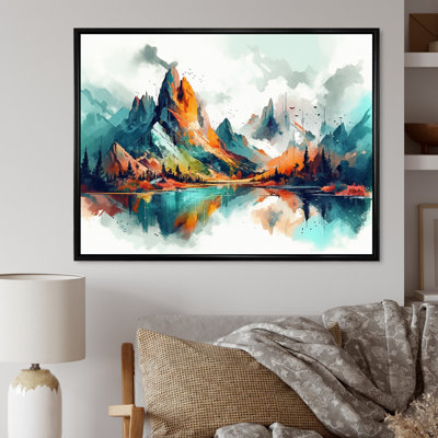 " Mountain Reflection On Lake I "