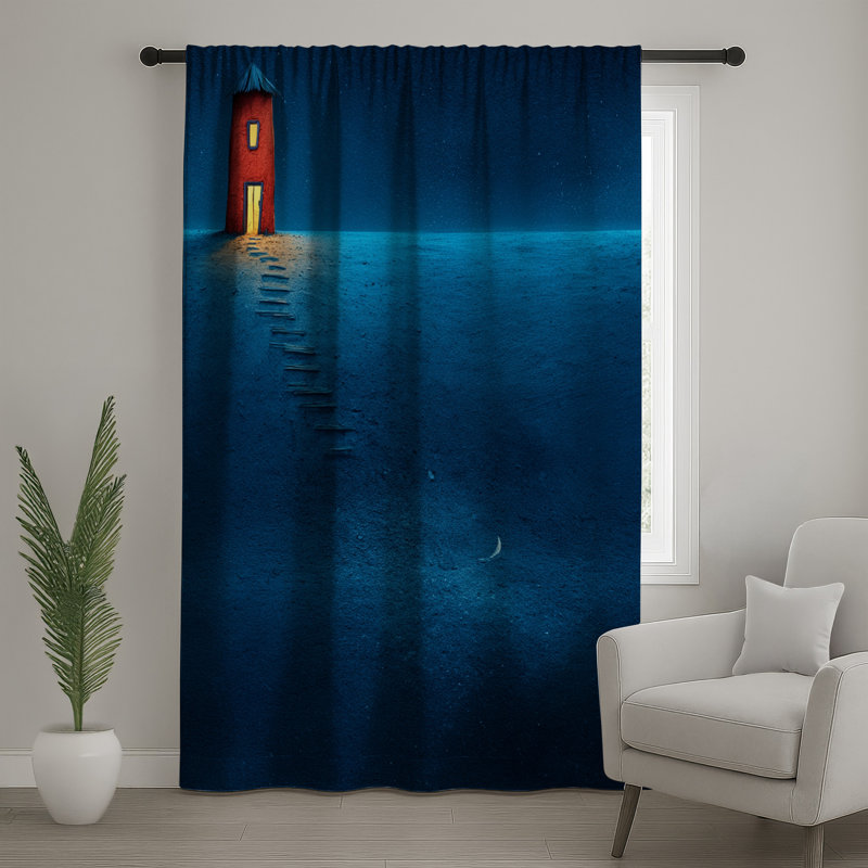 1 fenêtre, Transparent, 50" x 80" - 1 Panel