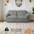 3-in-1 Sofa Bed Convertible Pull-Out Queen Sleeper Sofa-1378661221