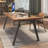 Brown+Black Rectangular Solid Wood+Iron desks-588747701