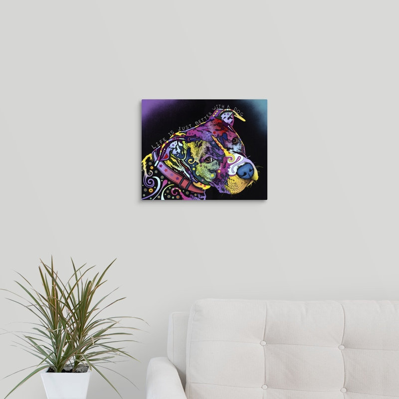 «Life is Just Better» par Dean Russo - reproduction, Toile, H 8 po x l 10 po x P 1,5 po