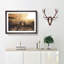 Herd of Elephants on a Dusty Road - Picture Frame Painting Print-56712024-56712027