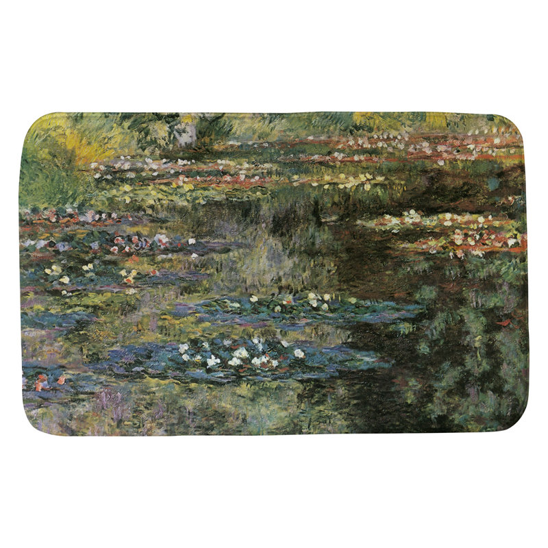 Mane Memory Foam Non-Slip Bath Rug, 21" W x 34" L