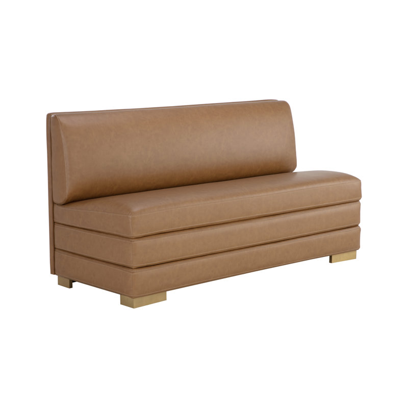 Radcliff Banquette Cognac - Brown, Milliken Cognac