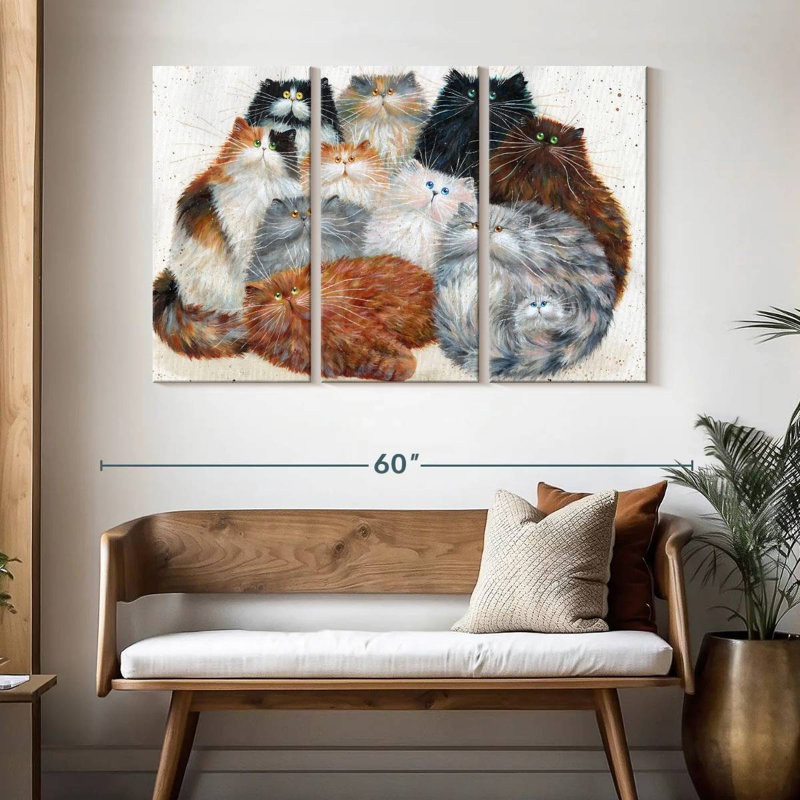 Brampt Fluffy Eleven, 32" H x 50" W