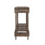 Table d'entrée Vintage - Bois de sapin massif avec grain naturel, rivet en métal et planche-1039339155