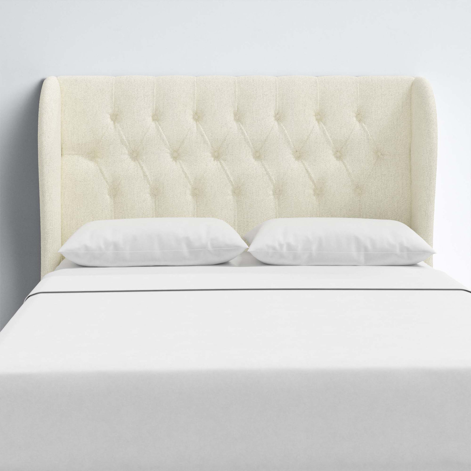 Tomey Upholstered Headboard, California King, Milsap Canvas Sustain® Tweed
