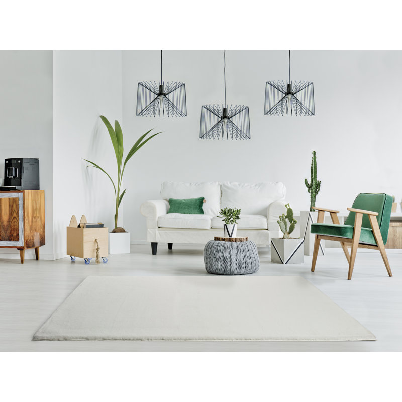 Bernerd Solid Colour Area Rug, Rectangle 120 x 180cm
