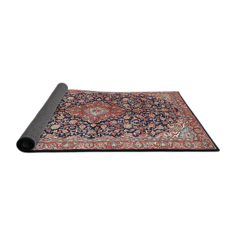 Tapis décoratif oriental noir/rouge Andreea, Rond 8 pi