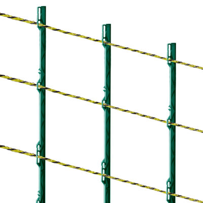 Electric Fence Wire, 3366Ft 1026M Portable Polywire, 1/8" Diameter 6 Stainless Steel Strands For Reliable Conductivity And UV, Rust Resistance, Fencing Rope Line For Horse, Cattle, Livestock