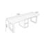 Bureau rectangulaire en bois massif brun noisette-1093624025