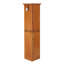 Armoire d'angle de 72 po de hauteur avec 8 portes - Option de rangement polyvalente couleur chêne pour salle de bain Grand garde-manger Maximisez votre construction