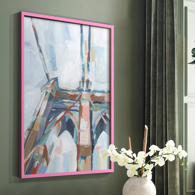 «Big City Colors I», reproduction encadrée - bois massif