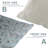Linen Block Print 20x20 Cushion Cover, Decorative Throw Pillowcase, Floral Print Linen Cushion - SUPERSTAR-672481288