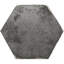 Kalay 9" Hexagon Polished Porcelain Tile-189182000
