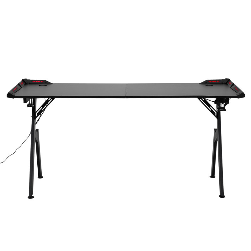 Metal Base Computer Desk, 74cm H x 160cm W x 60cm D