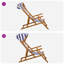  Deck Chair Adjustable Solid Eucalyptus Wood Outdoor Seating Backyard-164473043