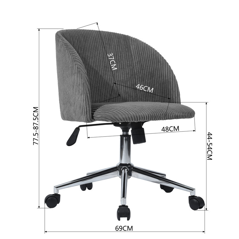 Canton Office Chair, Grey