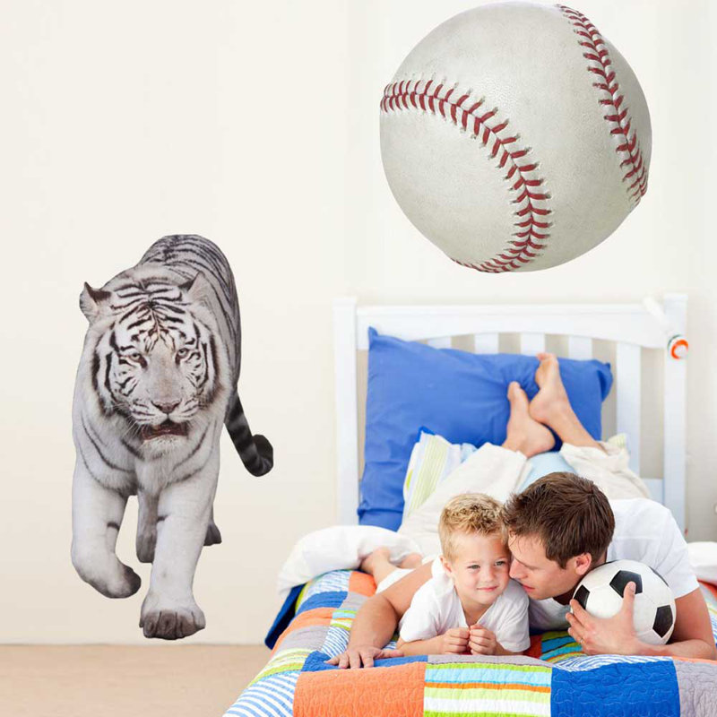 Animals Non-Wall Damaging Wall Decal, 24" H x 48" W