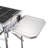 Outsunny 41 in. W Portable Grills Grill / Smoker Combo Charcoal Grill Gas & Charcoal Combo Grill