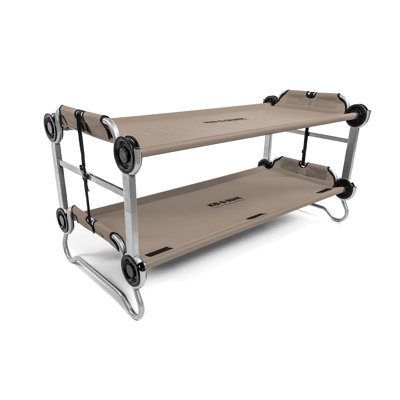 Kid-O-Bunk Disc-O-Bed lit pour enfant avec capacité de 200 livres et sacs de transport, rouge