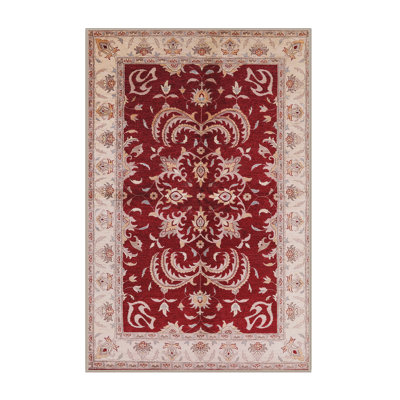 Tapis oriental rouge / ivoire Boghos