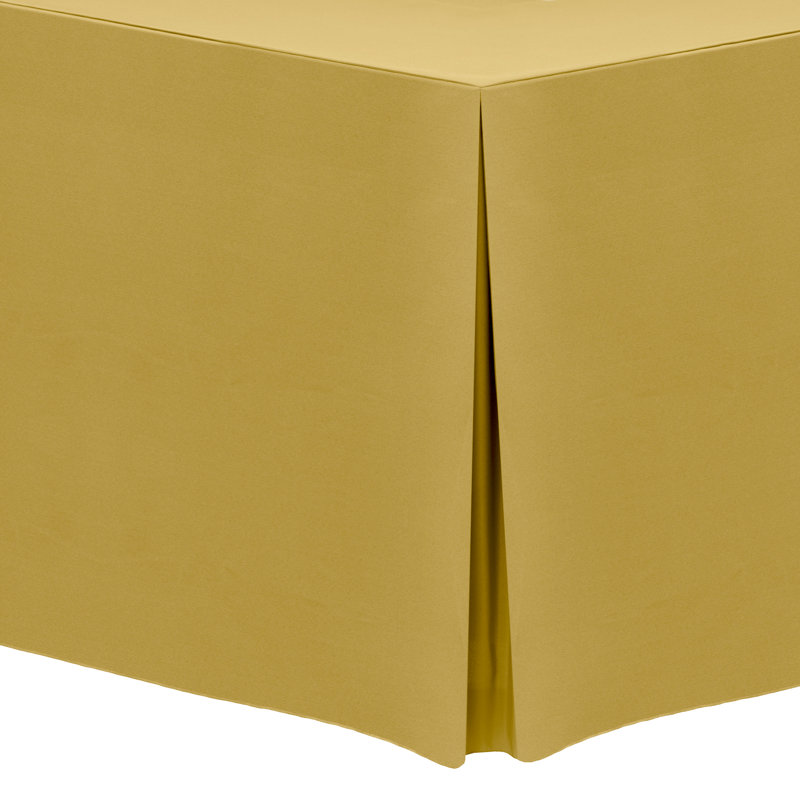 Solid Color Tablecloth, 72" x 18", 1, Gold