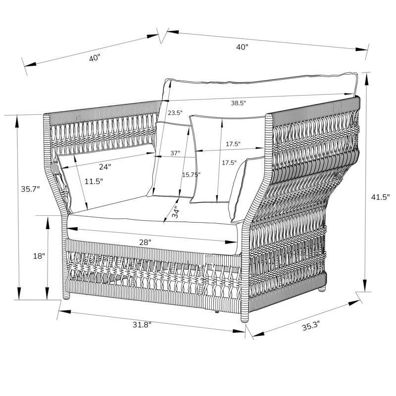 Winder Outdoor Lounge Chair