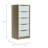 Kaia 5 Drawer Dresser, Vertical Dresser-1402369545