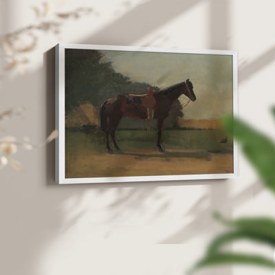 Saddle Horse -Framed Print - Restickable