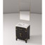 24 po De salle de bain en chêne noir l 18 po x P 18 po avec plateau en acrylique et miroir à fermeture douce-121054689