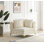 Fauteuil en velours touffeté de 39 po de large