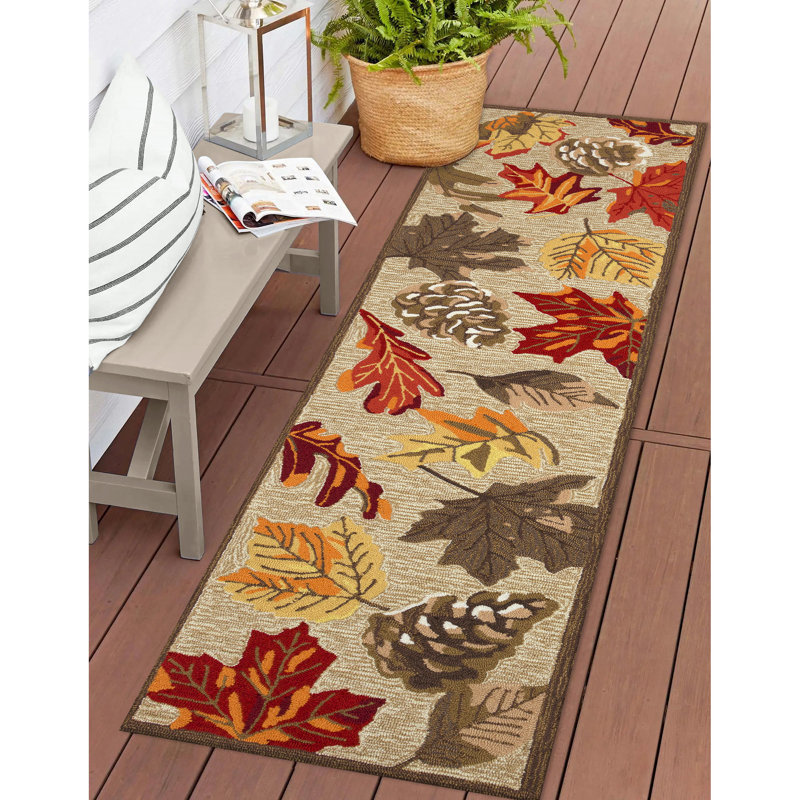 Tapis intérieur / extérieur Winston Porter Ravella, Tapis de couloir 2 pi x 8 pi
