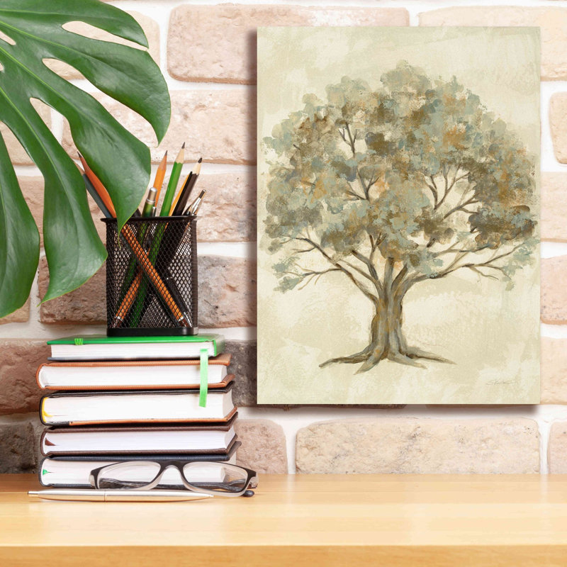 «Ethereal Tree II» par Silvia Vassileva, art mural sur toile, H 16 po x l 12 po x P 0,75 po