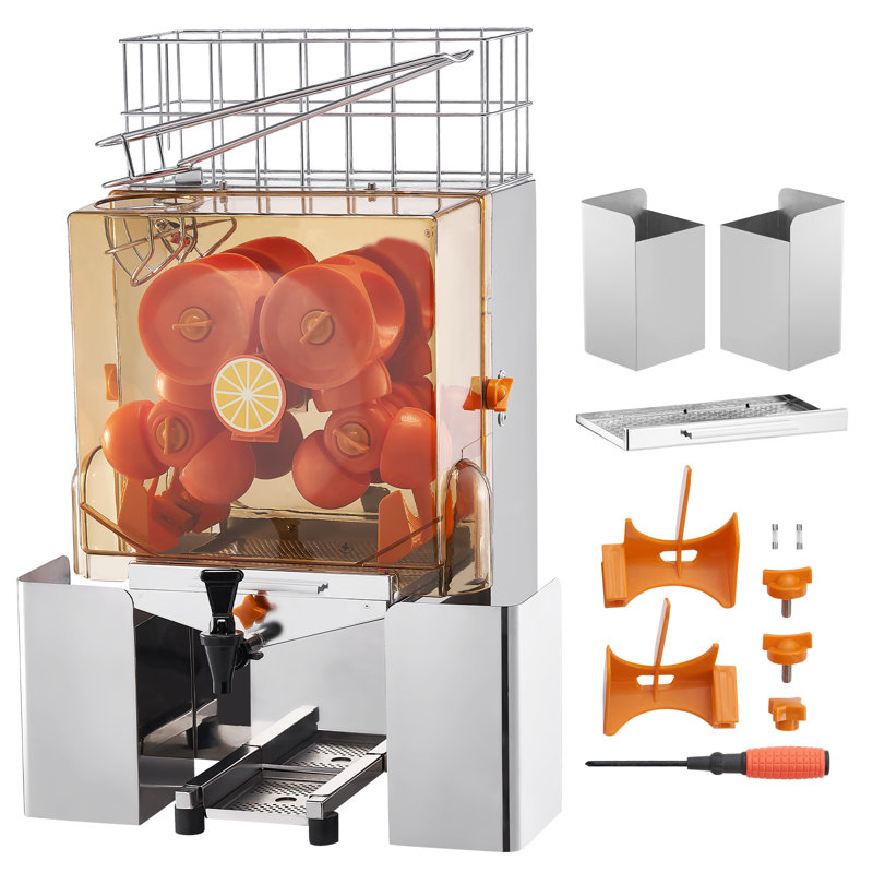 VEVOR Commercial Orange Juicer Machine with Automatic Peeling Function