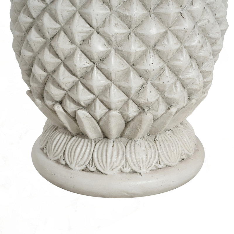 Base de parasol pour table d'appoint MGO, Blanc antique
