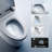 Smart Toilet with Foam Shield, Zero Water Pressure Flush, Radar Sensor, Foot Operated Seat, Heated Seat, Warm Water Sprayer & Dryer, Auto Flush & Close, Remote Control