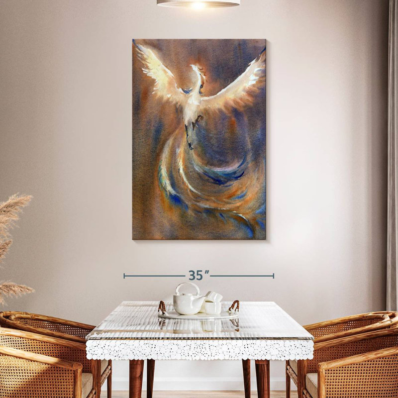 Kelan Rising Phoenix, 48" H x 32" W